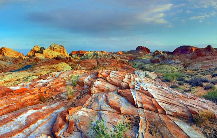 Nevada rainbow rocks Nevada rainbow rocks