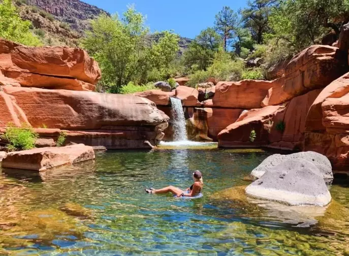Water Holes Canyon hiking permit Water Holes Canyon hiking permit
