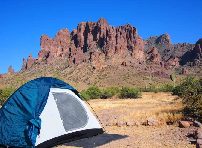 Tonto National Forest dispersed camping
