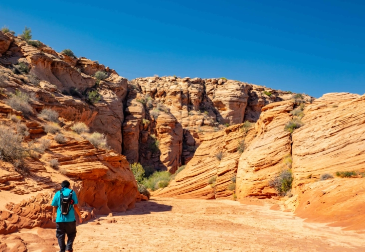 Do you need a tour for Waterhole Canyon?