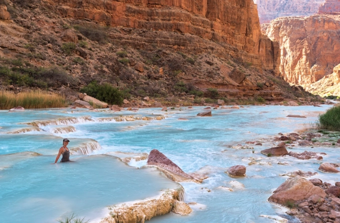 Little Colorado River overlook camping