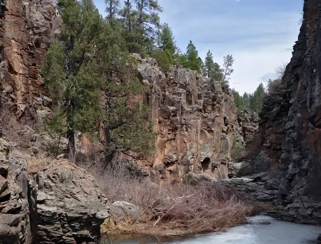 Sycamore Canyon trail map