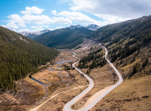 driving Independence Pass driving Independence Pass