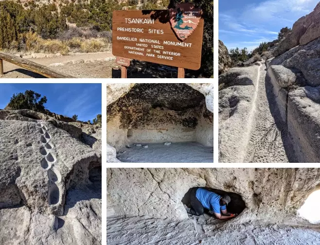 Tsankawi ancestral puebloan sites