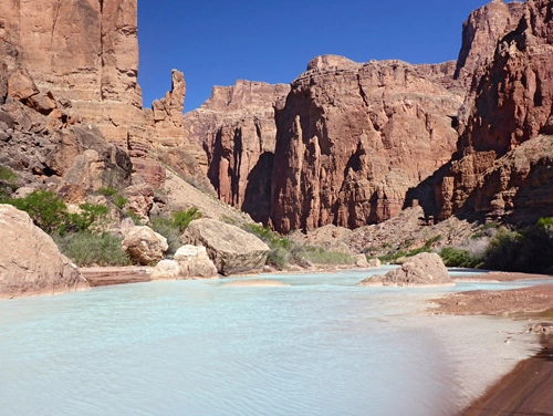 Little Colorado River swimming