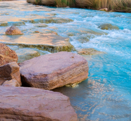 Grand Canyon turquoise water