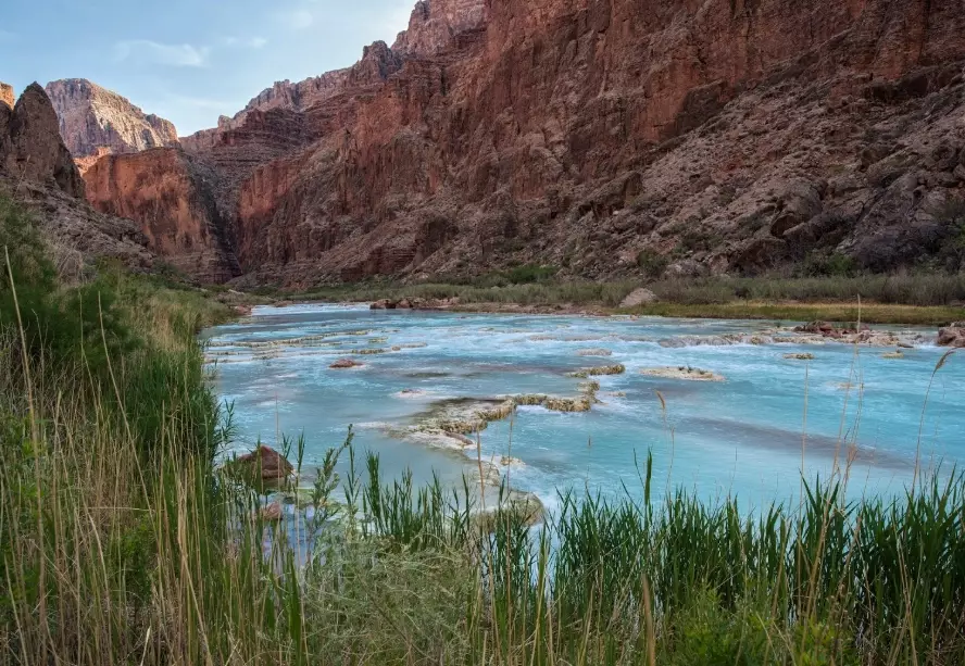 Little Colorado River blue water