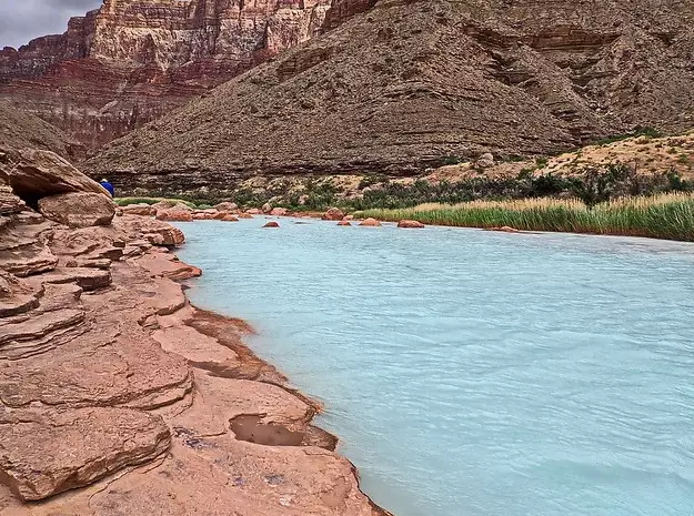 Why is the Colorado River blue