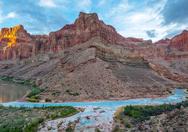 Little Colorado River turquoise water