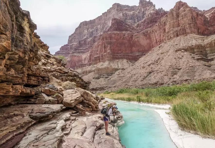 Little Colorado River turquoise water